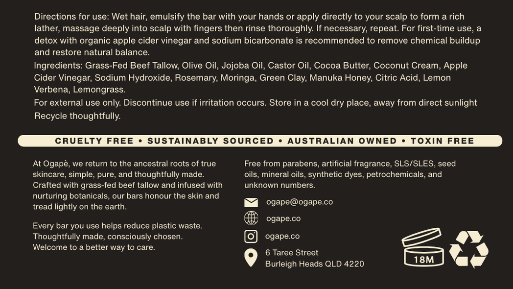 Powerhouse Shampoo Bar