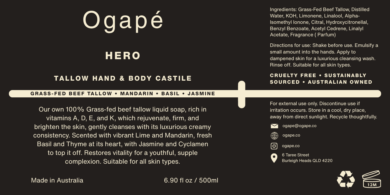 Tallow Castile - Hero