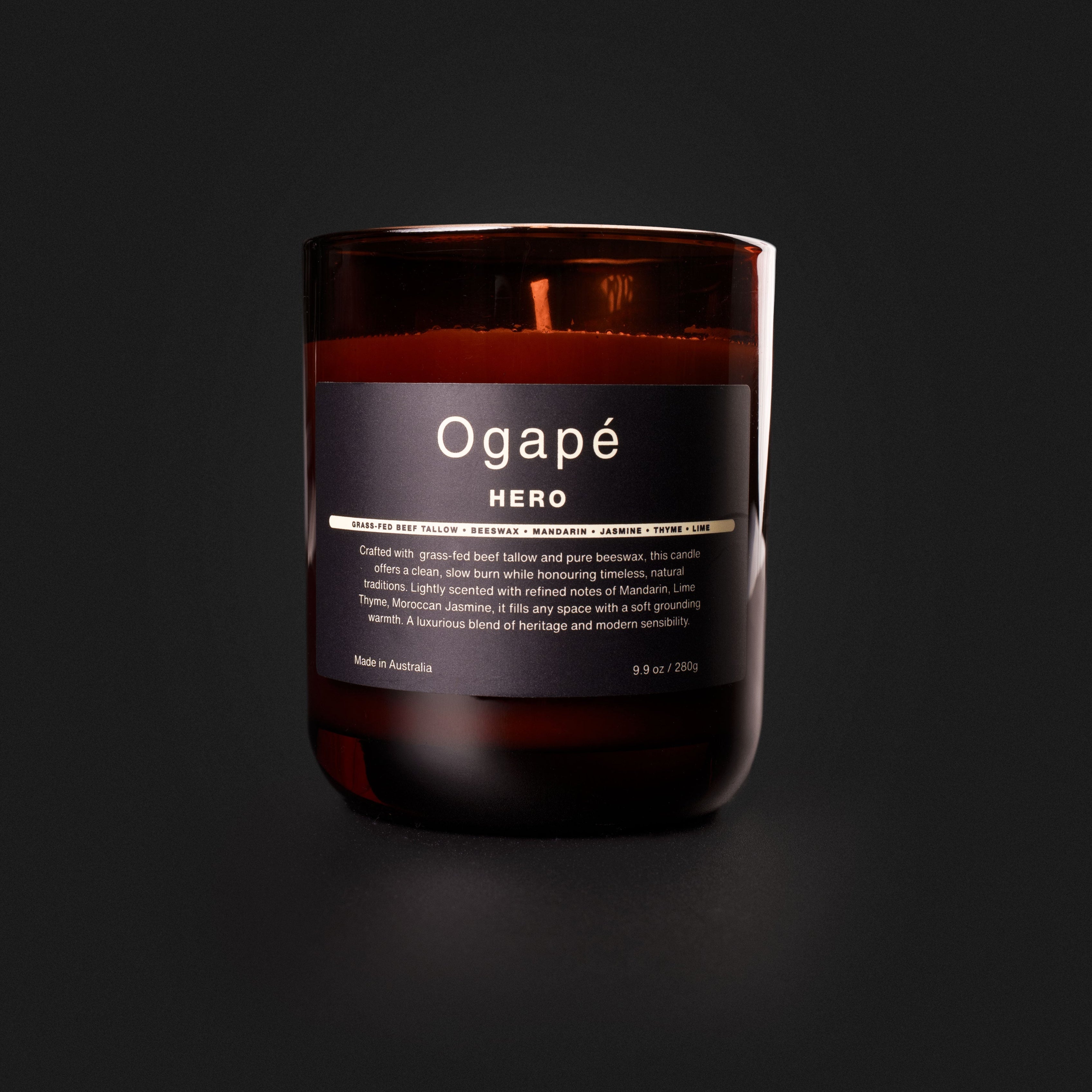 Tallow & Beeswax Candle - Hero