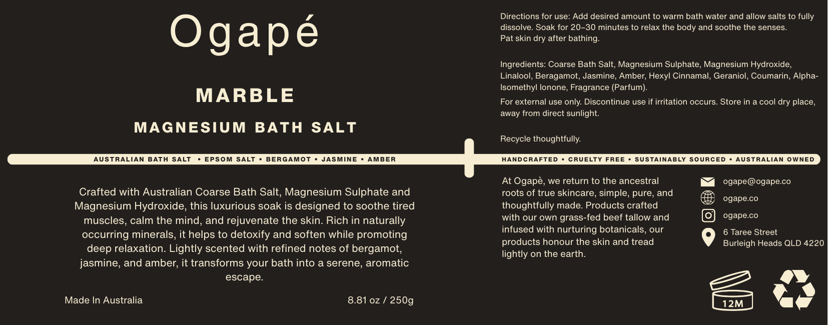 Bath Salts - Marble