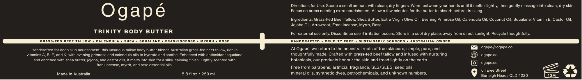 Body Butter - Trinity