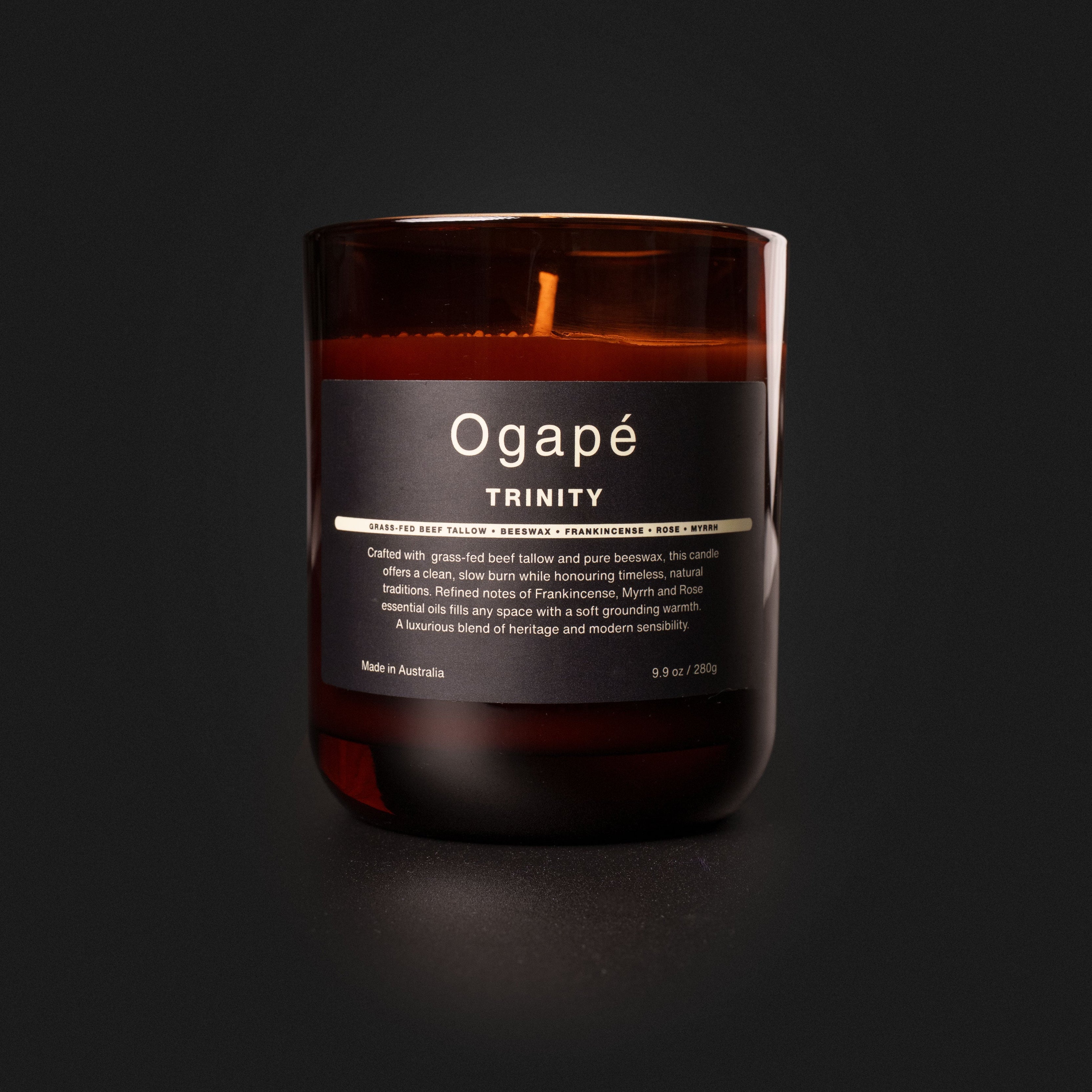 Tallow & Beeswax Candle - Trinity