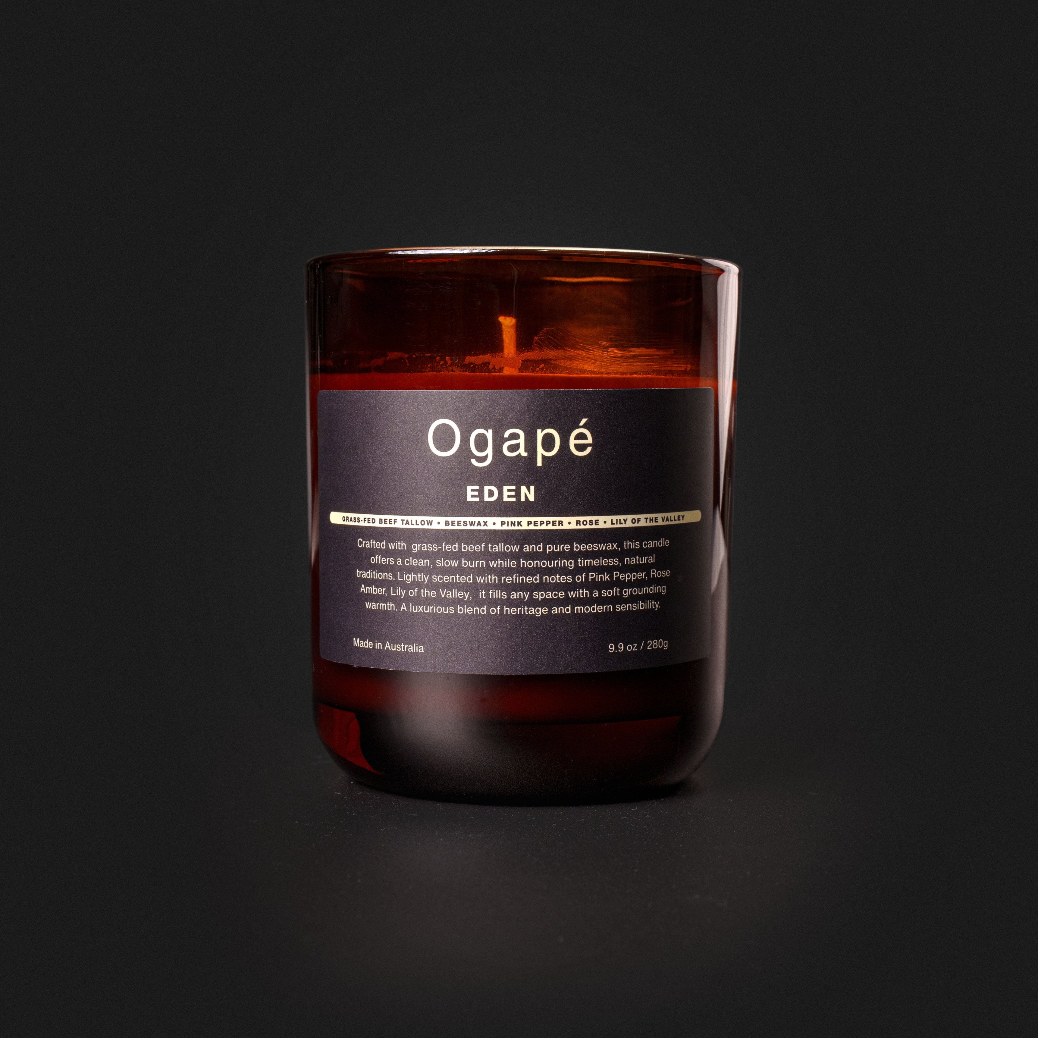 Tallow & Beeswax Candle - Eden