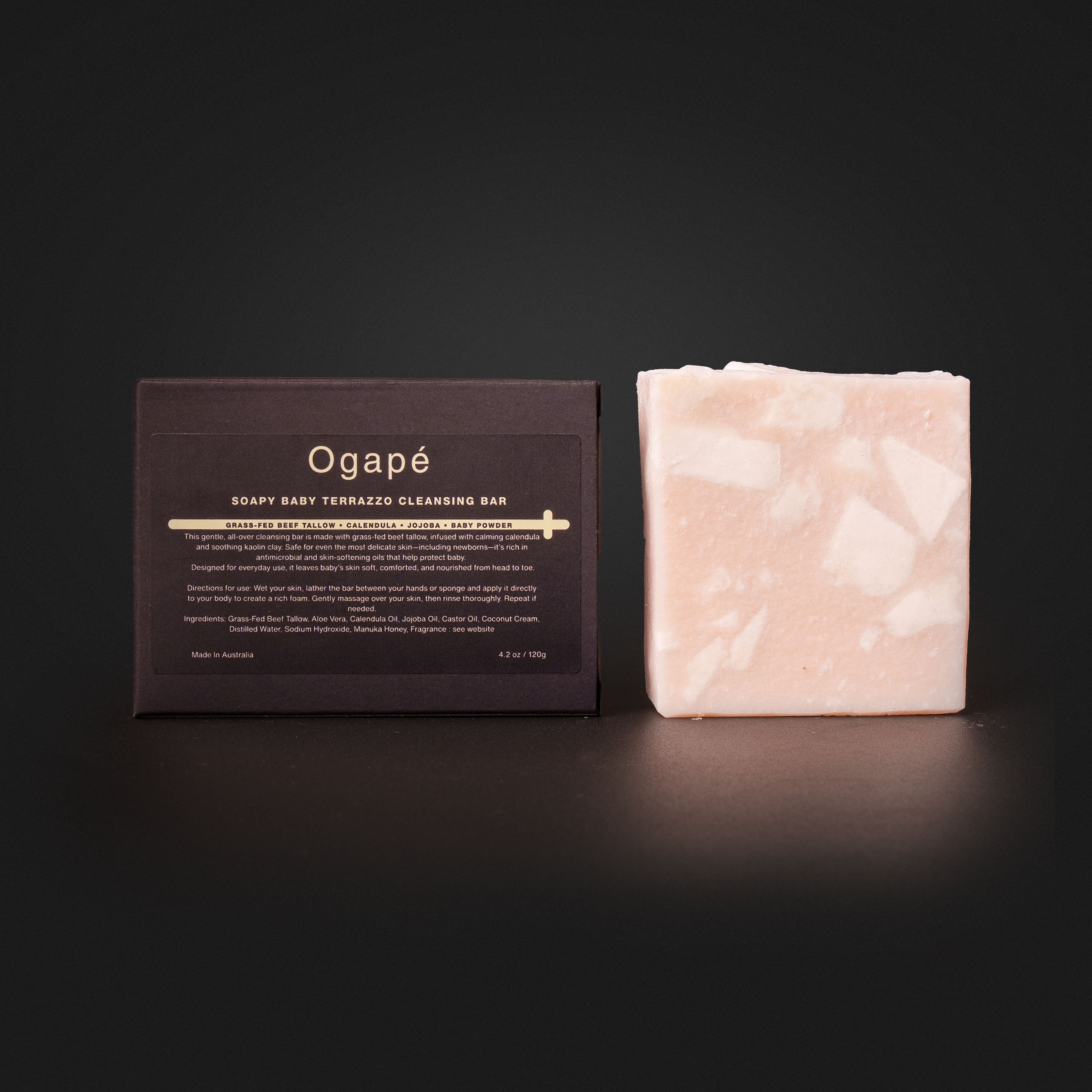 Soapy Baby Cleansing Bar -Terrazzo